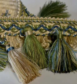 Stock/Trimland 1398 9597 Blue Green Ivory Tassel Trim Sale