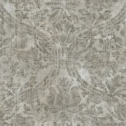 Brewster 2945-2755 Abigail Grey Damask Wallpaper Hot