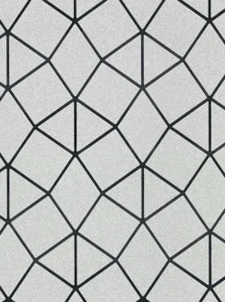 Brewster 2904-42489 Albion Silver Geometric Wallpaper Outlet