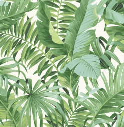 Brewster/ASP 2969-24136 Alfresco Green Tropical Palm Wallpaper> Architectural