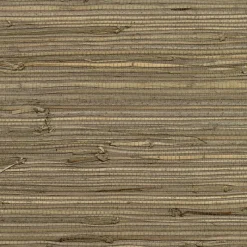 Brewster 2732-80084 Anhui Brown Grasscloth Wallpaper