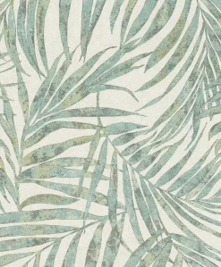 Brewster 4035-617443 Anzu Green Frond Wallpaper> Architectural