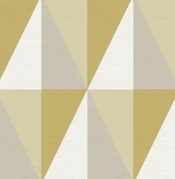 Brewster/ASP 2902-25538 Aspect Yellow Geometric Faux Grasscloth Wallpaper> Damask, Trellis & Geometrics