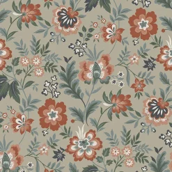 Brewster/ASP 2948-28001 Athena Beige Floral Wallpaper> Architectural