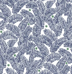 Brewster/ASP 2969-26034 Athina Navy Fern Wallpaper Outlet