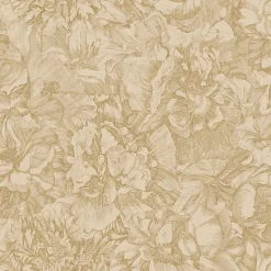 Brewster 307341 Auguste Gold Floral Wallpaper> Architectural