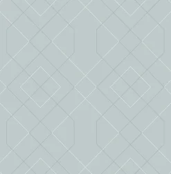 Brewster/ASP 2964-87345 Ballard Light Blue Geometric Wallpaper Clearance