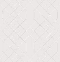 Brewster/ASP 2964-87346 Ballard Silver Geometric Wallpaper Discount