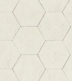 Brewster 4015-427110 Bascom Dove Stone Hexagon Wallpaper> Mens & Lodge