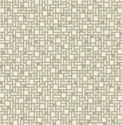 Brewster/ASP 2764-24342 Bento Taupe Geometric Wallpaper> Florals