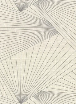 Brewster 2921-50407 Berkeley Eggshell Geometric Faux Linen Wallpaper> Damask, Trellis & Geometrics