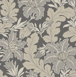 Brewster/ASP 2970-26143 Butterfield Grey Floral Wallpaper Clearance