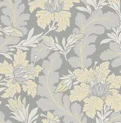 Brewster/ASP 2970-26142 Butterfield Light Grey Floral Wallpaper Discount