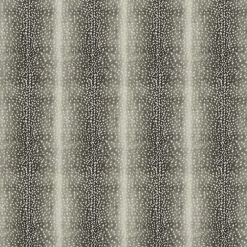Stock/Fabricut 04242 Charcoal Spotted Antelope Stripe Vern Yip Trend Fabric New