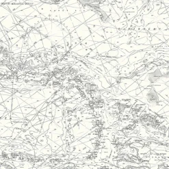 Brewster 3120-16179 Charts Black Map Wallpaper Discount