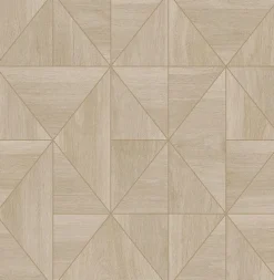 Brewster 2896-25323 Cheverny Beige Wood Tile Wallpaper Sale