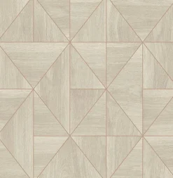 Brewster 2896-25324 Cheverny Grey Wood Tile Wallpaper New