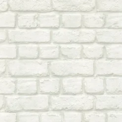 Brewster 4015-587203 Chicago Dove Brick Wallpaper New