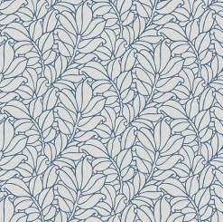 Brewster/ASP 2971-86323 Coraline Blue Leaf Wallpaper Discount