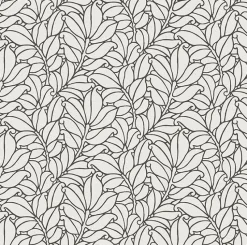 Brewster/ASP 2971-86322 Coraline White Leaf Wallpaper New