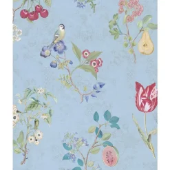 Brewster 375024 Danique Light Blue Garden Wallpaper> Architectural