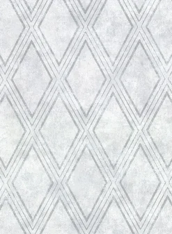 Brewster 2921-51010 Dartmouth Sky Blue Faux Plaster Geometric Wallpaper Sale