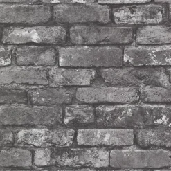 Brewster/ASP 2922-21260 Debs Grey Exposed Brick Wallpaper> Brick, Stone & Wood