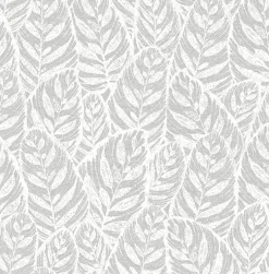 Brewster/ASP 2964-25925 Del Mar Grey Botanical Wallpaper Hot