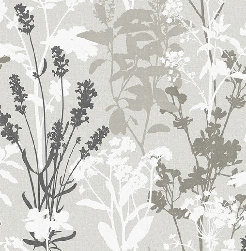 Brewster 2836-24571 Desdemona Multicolor Floral Silhouettes Wallpaper> Architectural