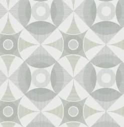 Brewster/ASP 2821-25135 Ellis Sage Geometric Wallpaper> Florals