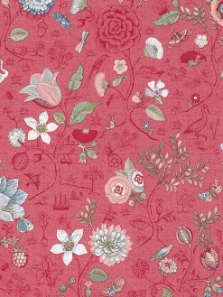 Brewster 375004 Espen Red Floral Wallpaper> Architectural