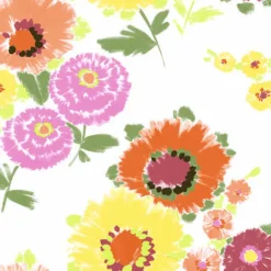 Brewster/ASP 4081-26323 Essie Yellow Painterly Floral Wallpaper> Architectural