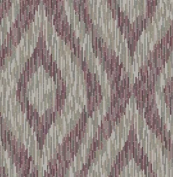 Brewster/ASP 2763-24218 Ethereal Purple Ogee Wallpaper> Damask, Trellis & Geometrics