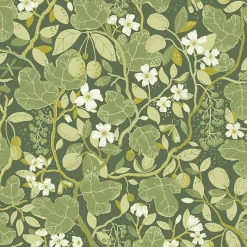 Brewster/ASP 2932-65121 Ewald Green Garden Vines Wallpaper> Architectural