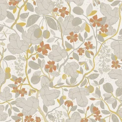 Brewster/ASP 2932-65124 Ewald Grey Garden Vines Wallpaper Online