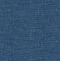 Brewster/ASP 2969-24120 Exhale Dark Blue Woven Texture Wallpaper> Damask, Trellis & Geometrics