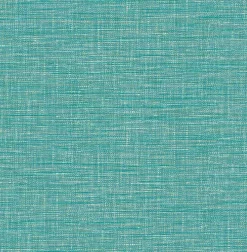 Brewster/ASP 2744-24118 Exhale Teal Faux Grasscloth Wallpaper> Damask, Trellis & Geometrics