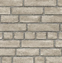 Brewster/ASP 2540-24052 Facade Taupe Brick Wallpaper Clearance