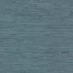 Brewster 2767-24415 Fiber Blue Weave Texture Wallpaper New