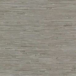 Brewster 2904-24416 Fiber Taupe Faux Grasscloth Wallpaper> Damask, Trellis & Geometrics