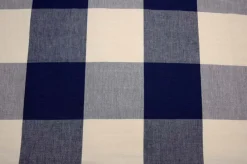 Stock/Laura Kiran 3170 Four Inch Check Navy Laura Kiran Fabric> Plaids & Checks