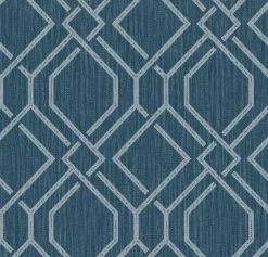 Brewster 4025-82512 Frege Blue Trellis Wallpaper> Florals
