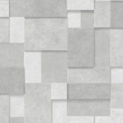 Brewster/ASP 2922-25353 Gompers Silver Metallic Squares Wallpaper> Florals