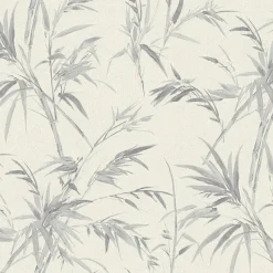 Brewster 2979-37376-5 Hali Silver Fronds Wallpaper Discount
