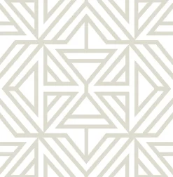 Brewster/ASP 2902-25554 Helios Bone Geometric Wallpaper> Florals