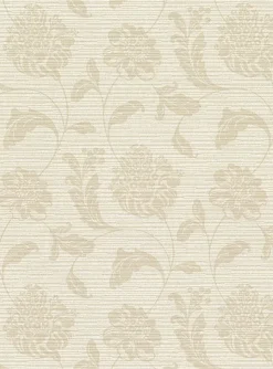 Brewster 2910-2753 Holiday Beige Jacobean Wallpaper> Architectural