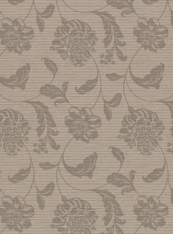 Brewster 2910-2751 Holiday Brown Jacobean Wallpaper