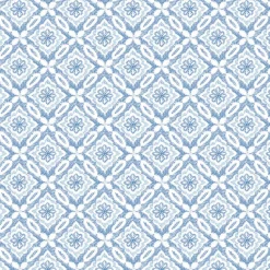 Brewster 3122-10702 Hugson Blue Quilted Damask Wallpaper> Florals