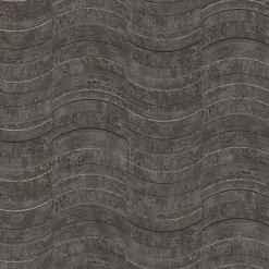 Brewster 2927-10803 Hydra Dark Grey Geometric Wallpaper Hot