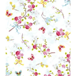 Brewster 375070 Ilse Silver Cherry Blossom Wallpaper> Architectural